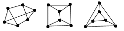 3 isomophic graphs